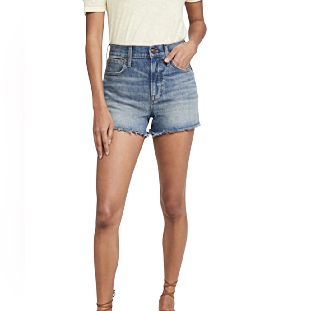 Madewell The Perfect Jean Short Cut Off Denim Shorts Summer Preppy Beach Vacay